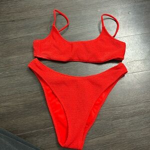 Pacsun red bathing suit bikini